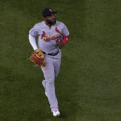 Marcell Ozuna, en una imagen de archivo de 2019 con el uniforme de los Cardenales de San Luis.