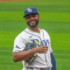 Junior Caminero, antesalista de los Rays de Tampa Bay, durante un partido en junio de 2026.