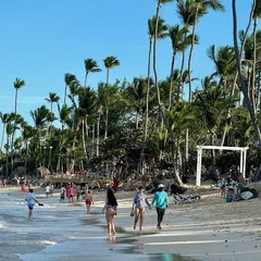 Playa Bávaro, en Punta Cana, uno de los principales polos turísticos del país.
