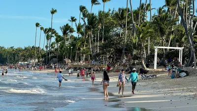 Playa Bávaro, en Punta Cana, uno de los principales polos turísticos del país.